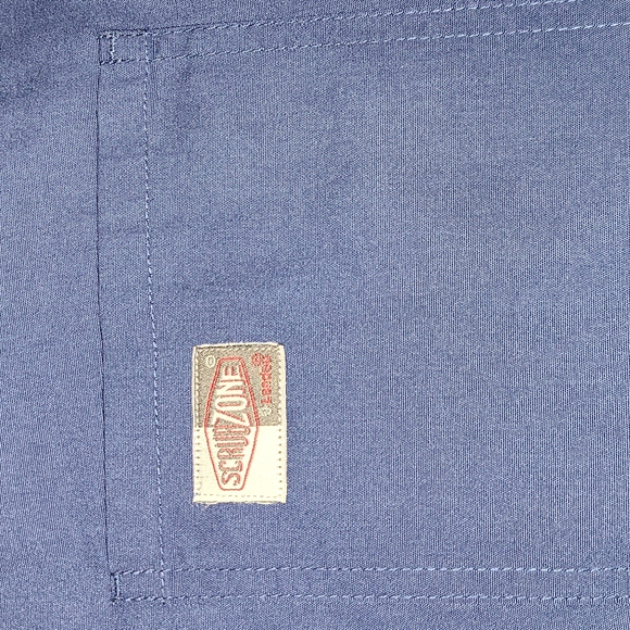 Scrub Zone Navy Blue Drawstring Waist Scrub Pants - Picture 3 of 6